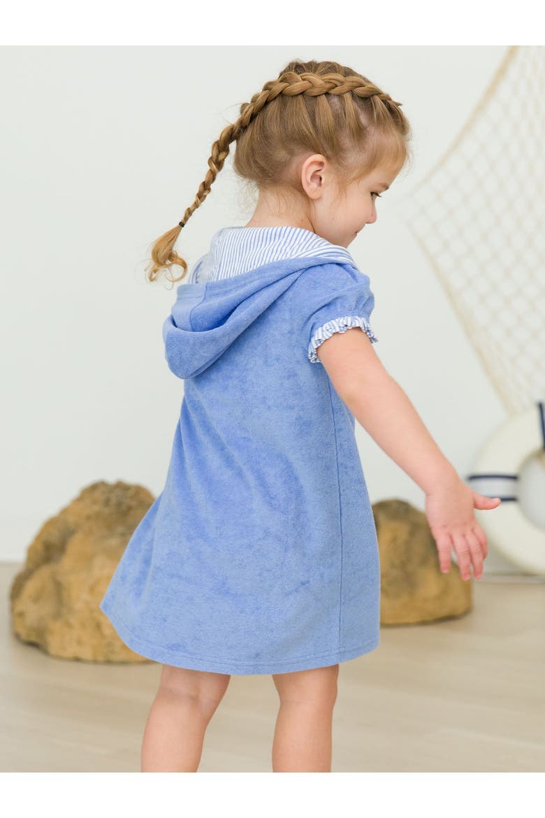 Baby/toddler Girls Terry Full-zip Cover-up, Alternate, color, Periwinkle Blue