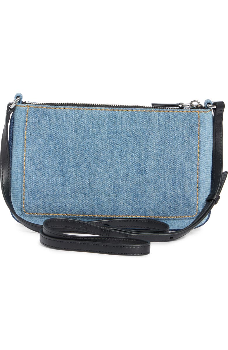Marc Jacobs Denim Crossbody Pouch, Alternate, color, Denim