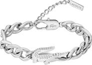 Lacoste Crocodile Chunky Chain Bracelet