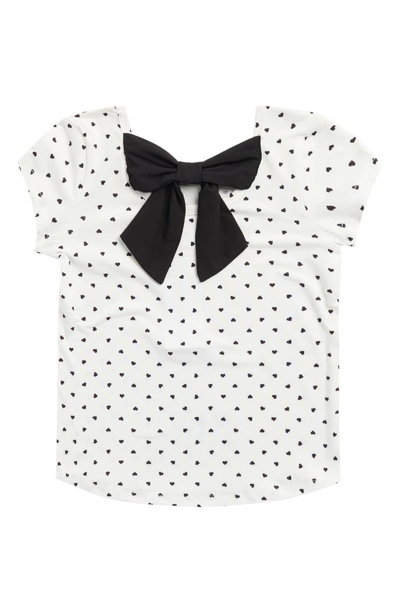 Lily Bleu Kids' Back Bow T-Shirt, Alternate, color, Ivory