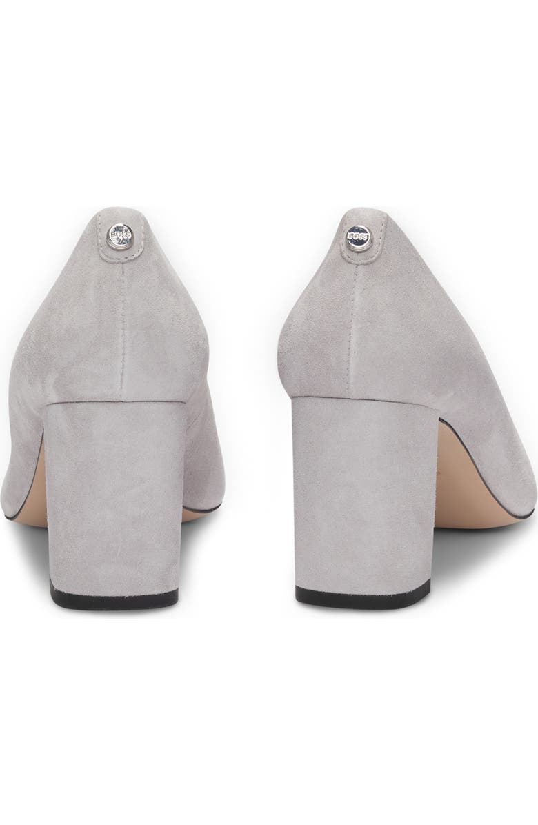 BOSS Janet Pointed Toe Pump, Alternate, color, Medium Grey