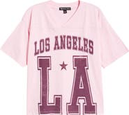 Vinyl Icons LA Graphic Football T-Shirt