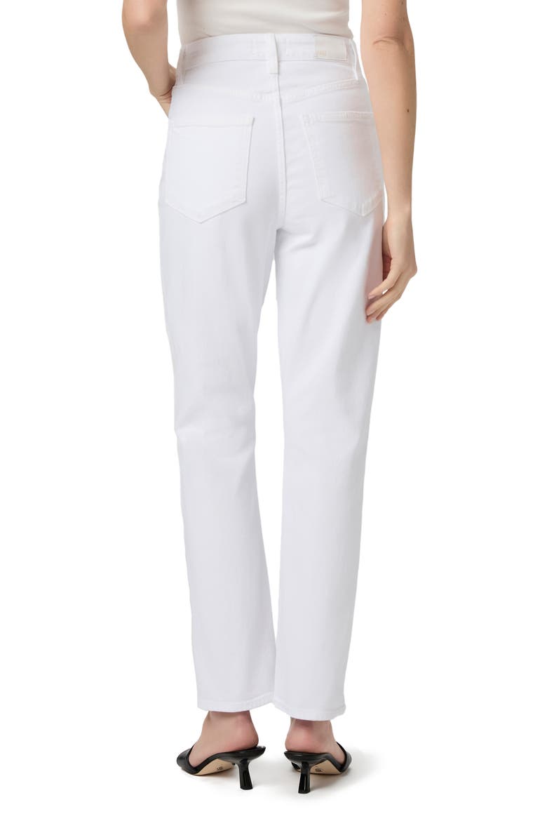 Billy High Waist Ankle Straight Leg Jeans, Alternate, color, CRSP WHT