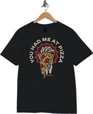 Monster Digital Pop Creature Had Me at Pizza Graphic T-Shirt