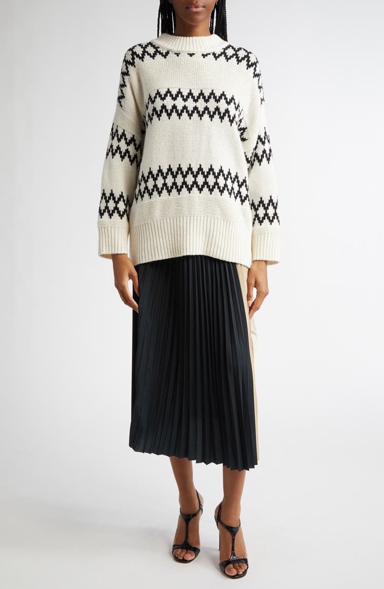 Reiss Ivy Wool Blend Fair Isle Sweater, Alternate, color,
