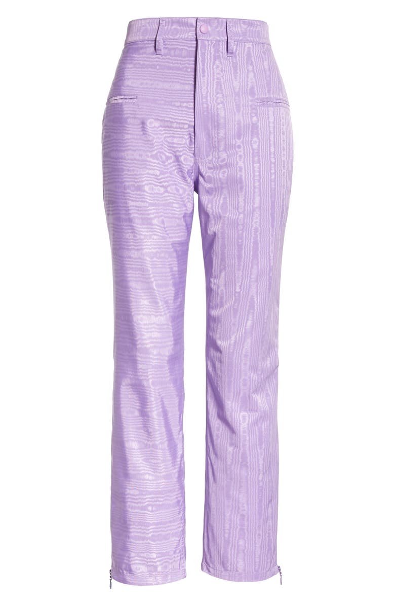 Marine Serre Moiré Trousers, Alternate, color, 