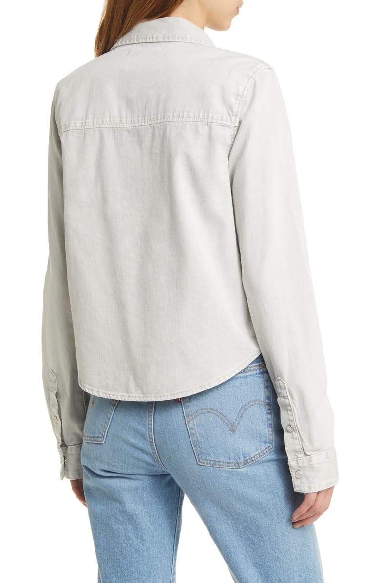 Re/Done Pocket Denim Shirt, Alternate, color,