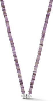 SPHERA MILANO Beaded Marquise Pendant Necklace