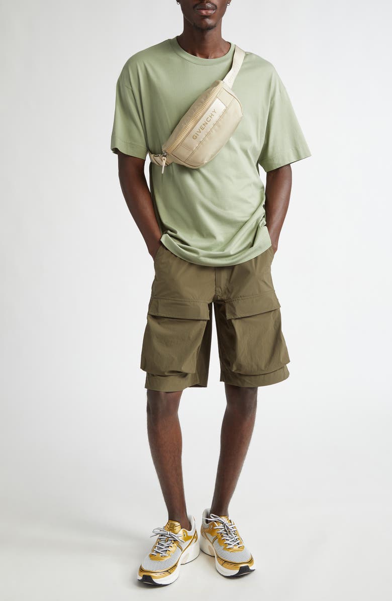 Givenchy Military Spirit Cargo Bermuda Shorts, Alternate, color, 