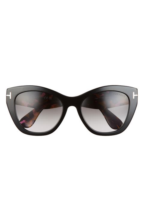 Cara 56mm Square Sunglasses