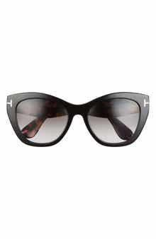 TOM FORD Cara 56mm Square Sunglasses