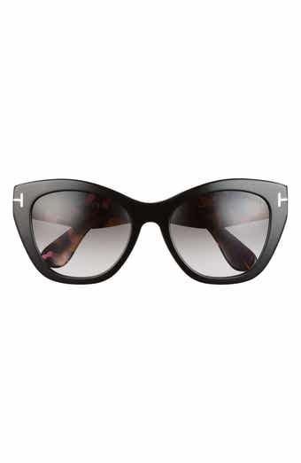 TOM FORD Cara 56mm Square Sunglasses