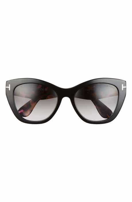 TOM FORD Cara 56mm Square Sunglasses
