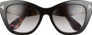 TOM FORD Cara 56mm Square Sunglasses