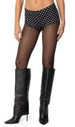 EDIKTED Maxene Polka Dot Micro Shorts