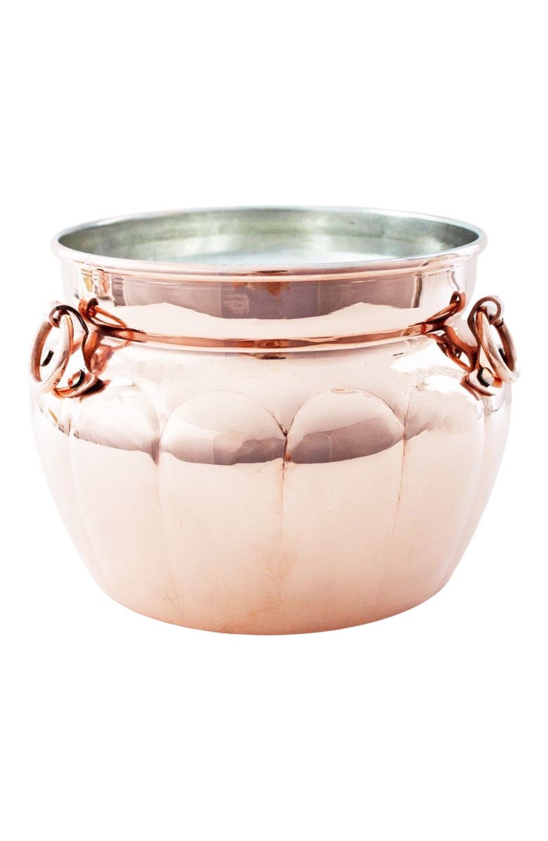Coppermill Kitchen Vintage Inspired Copper Cauldron Pot, Main, color, Copper