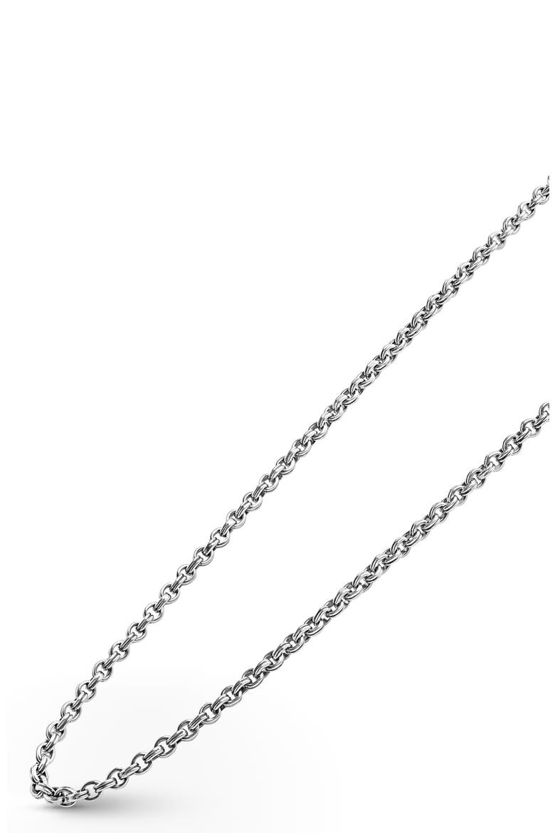 Men's Anthem Double Link Chain Necklace, Alternate, color, SILVER