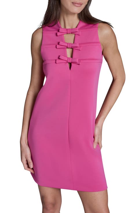 Bow Sleeveless Minidress