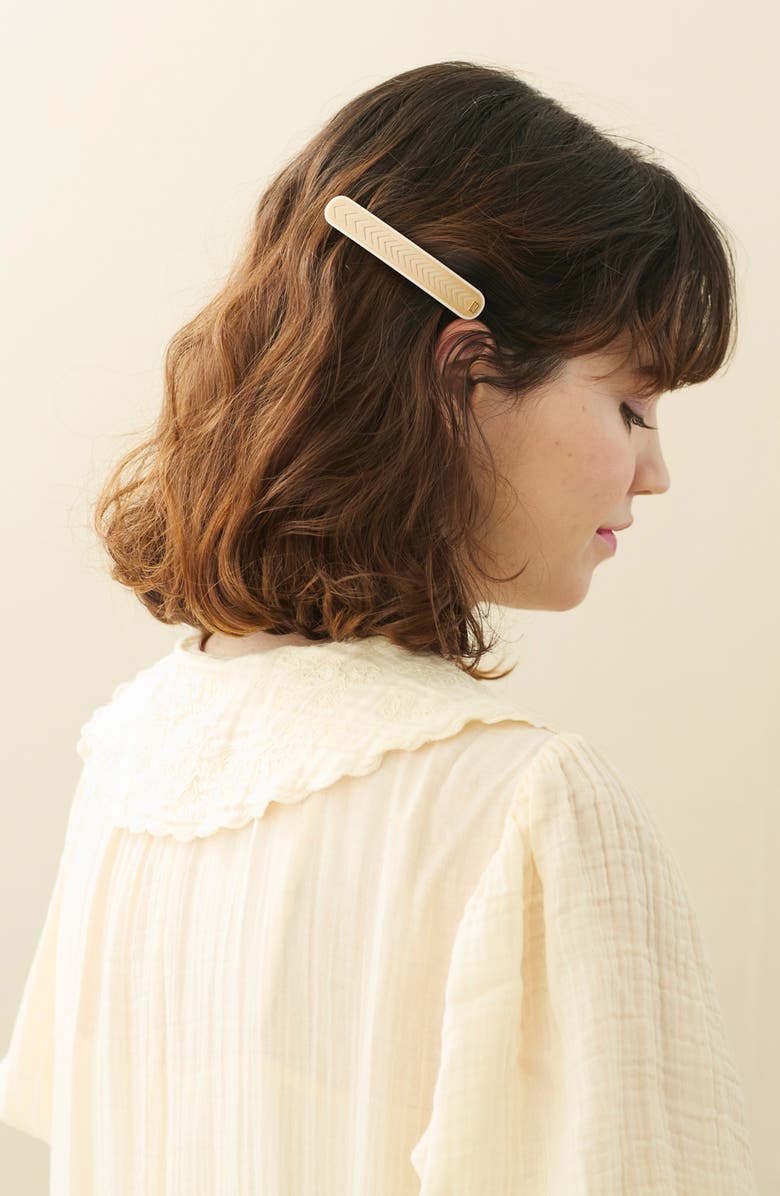 Alexandre de Paris Slender Barrette, Alternate, color,