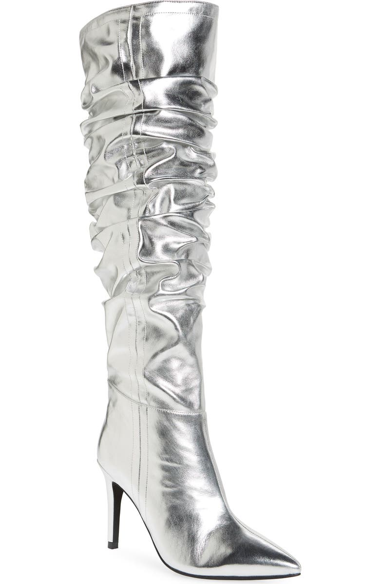Jeffrey Campbell Advik Metallic Over the Knee Boot, Main, color,