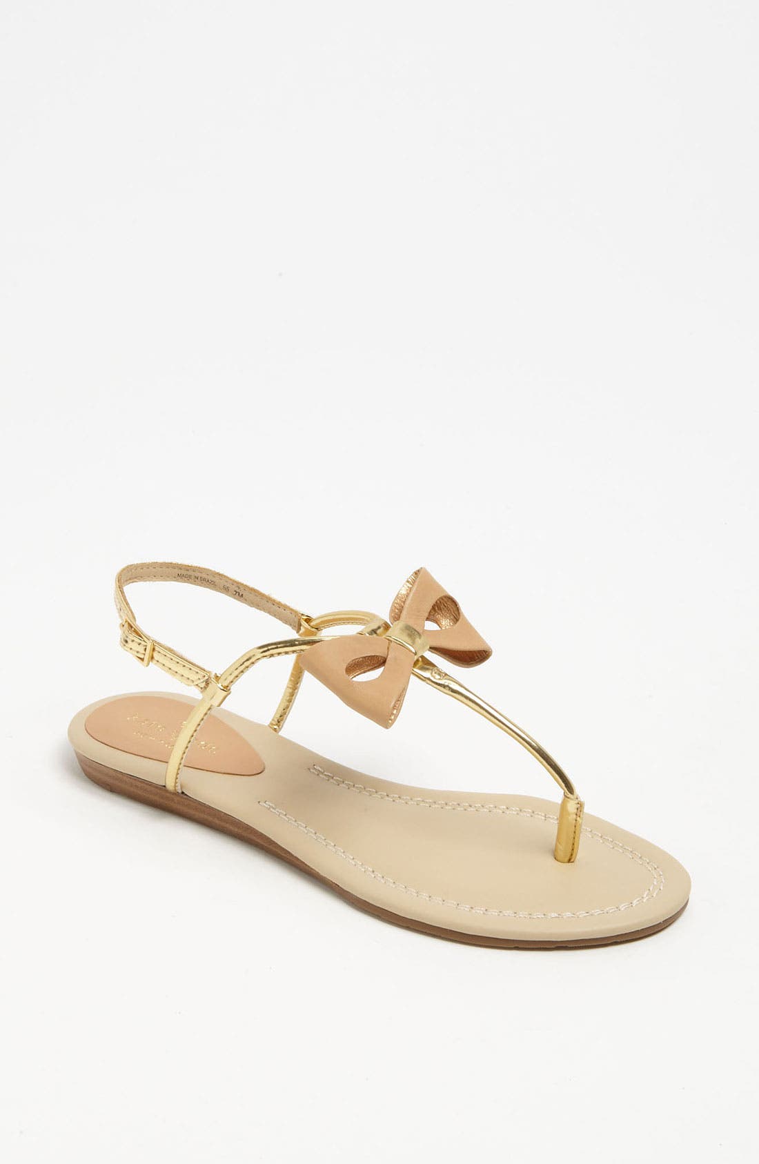 'trendy' sandal, Main, color, GOLD SPECCHIO