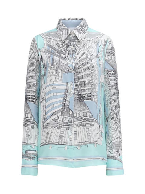 CAMERON Rome scarf shirt