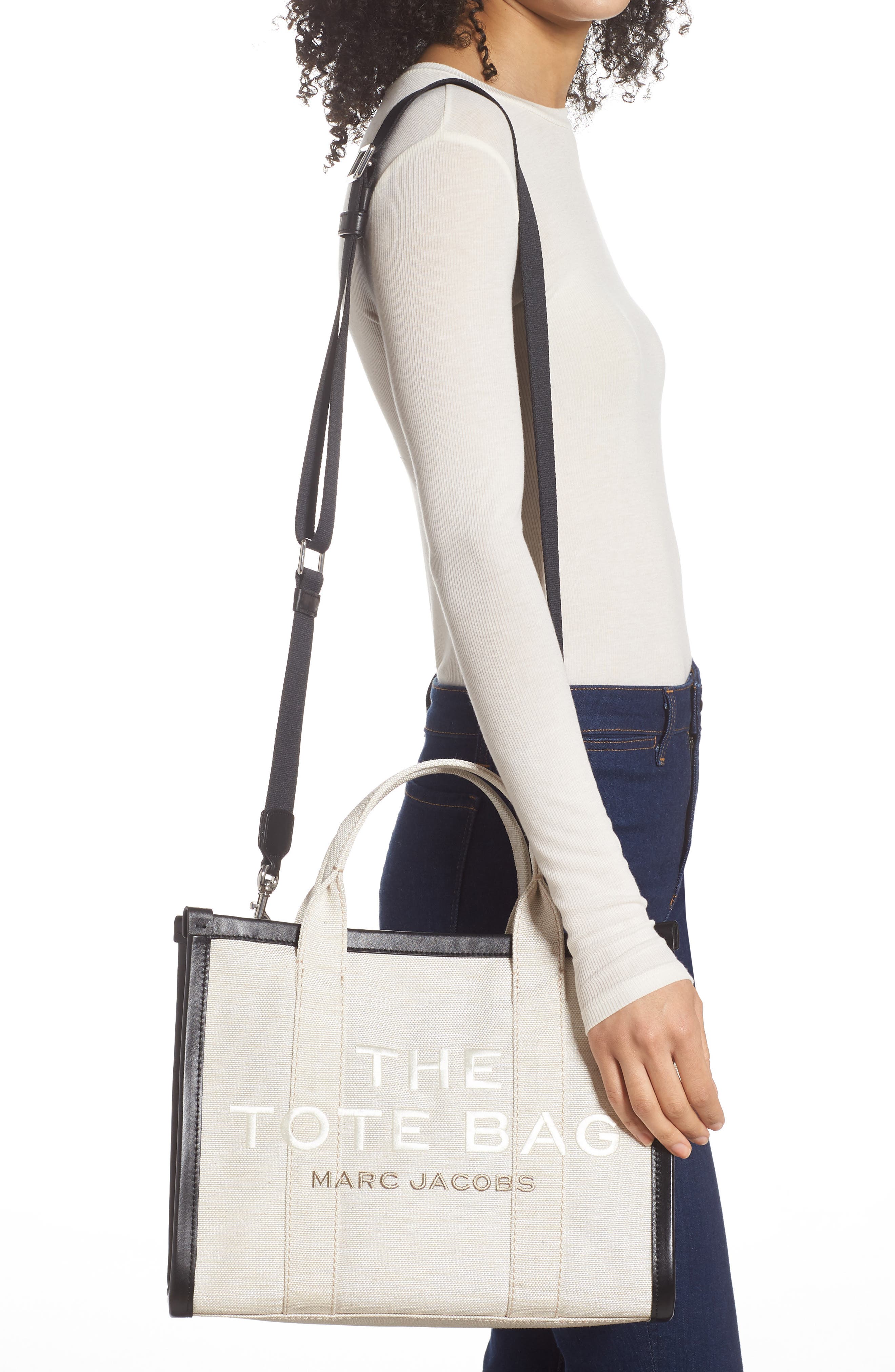 Marc Jacobs The Medium Canvas Tote Bag, Alternate, color, 