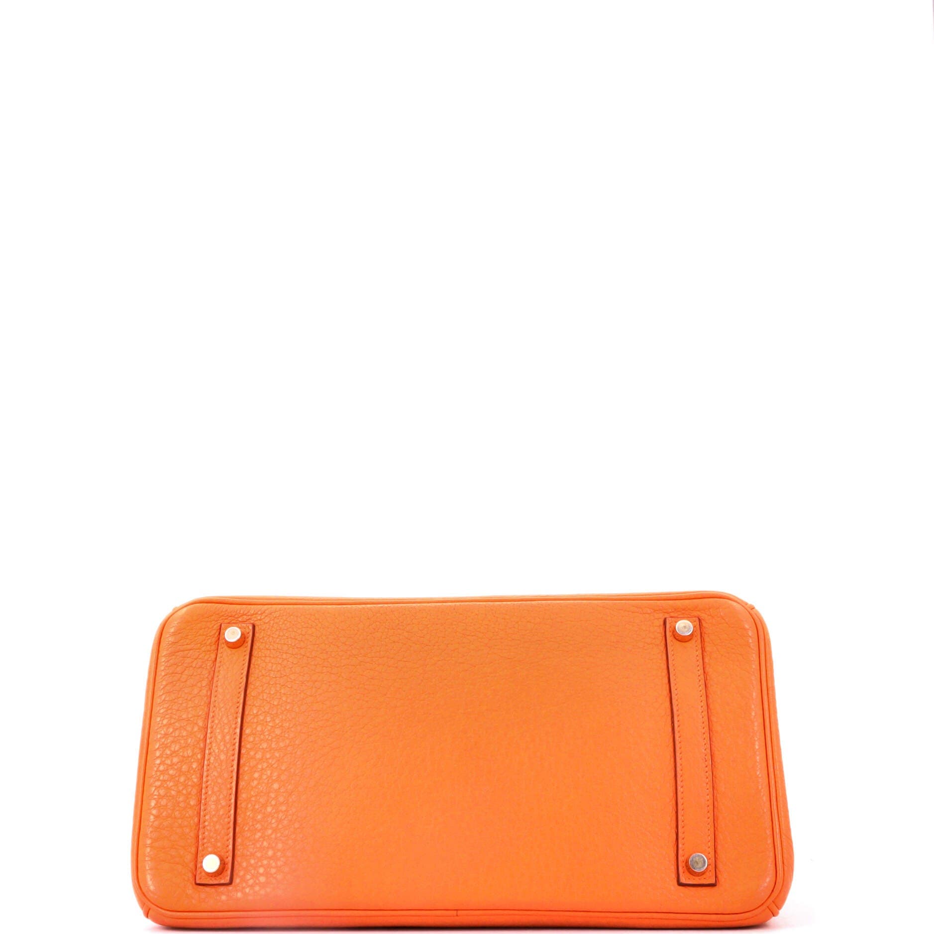 Birkin Handbag Orange Clemence with Gold Hardware 35, Alternate, color, Orange