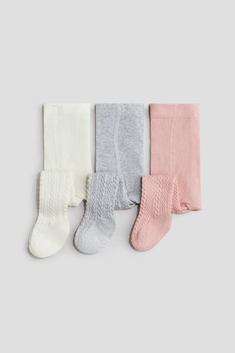 3-pack Ribbed Tights