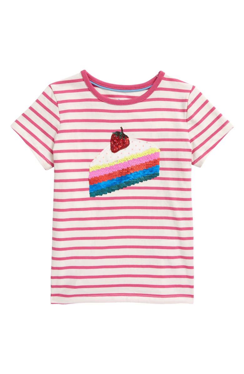 Mini Boden Kids' Sequin Color Change T-Shirt, Main, color, 