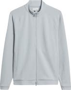 Peter Millar Cradle Full Zip Long Sleeve Piqué Knit Shirt