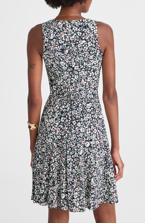 Madewell Button Front Boat Neck Minidress In Gold