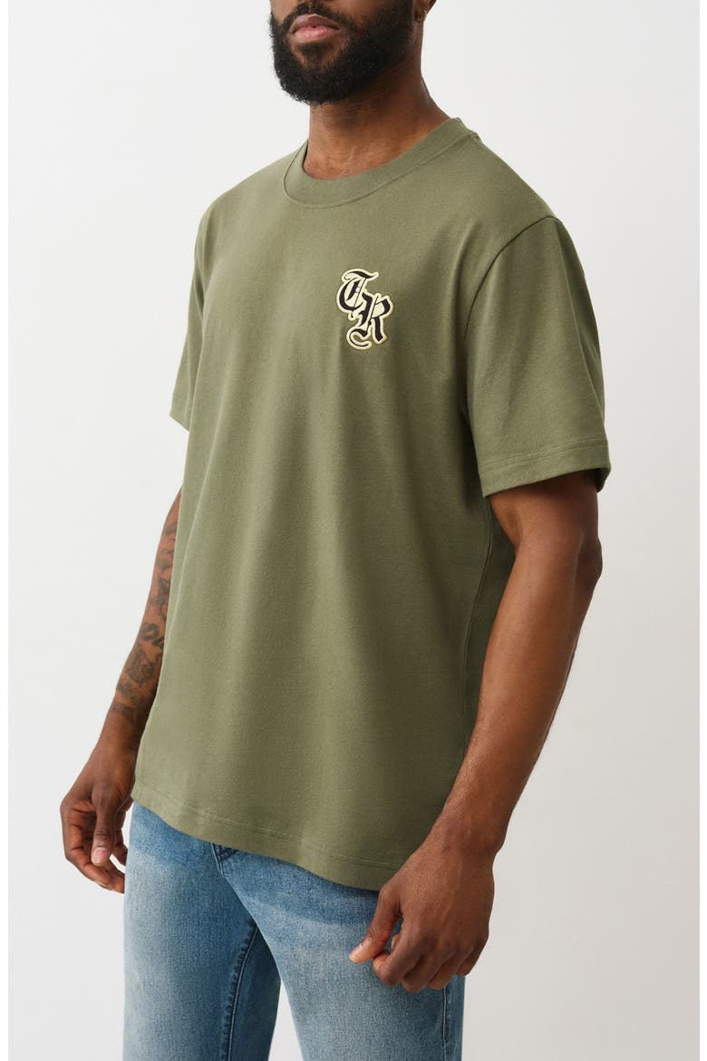 Heavy Logo Cotton T-Shirt, Alternate, color, KALAMATA