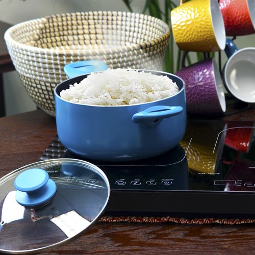 Gibson Home Benton 4 Qt Dutch Oven W/lid In Blue