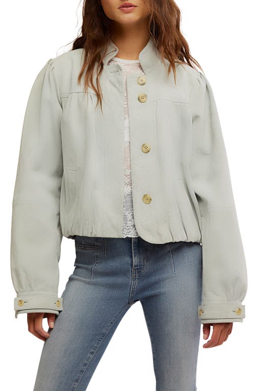 Free People Nimbus Suede Jacket In Multi