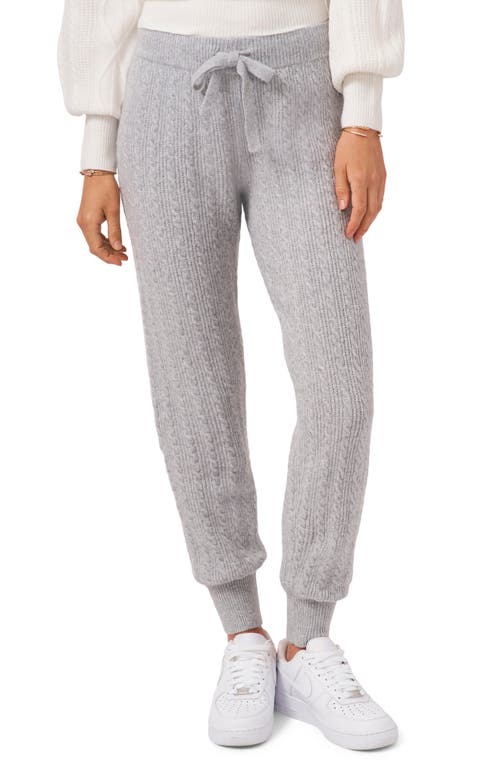 1.STATE Knit Joggers in Silver Heather 