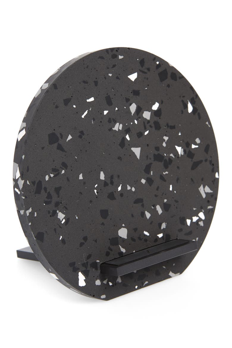 Terrazzo Wireless Dock Charger, Main, color, TERAZZO GREY