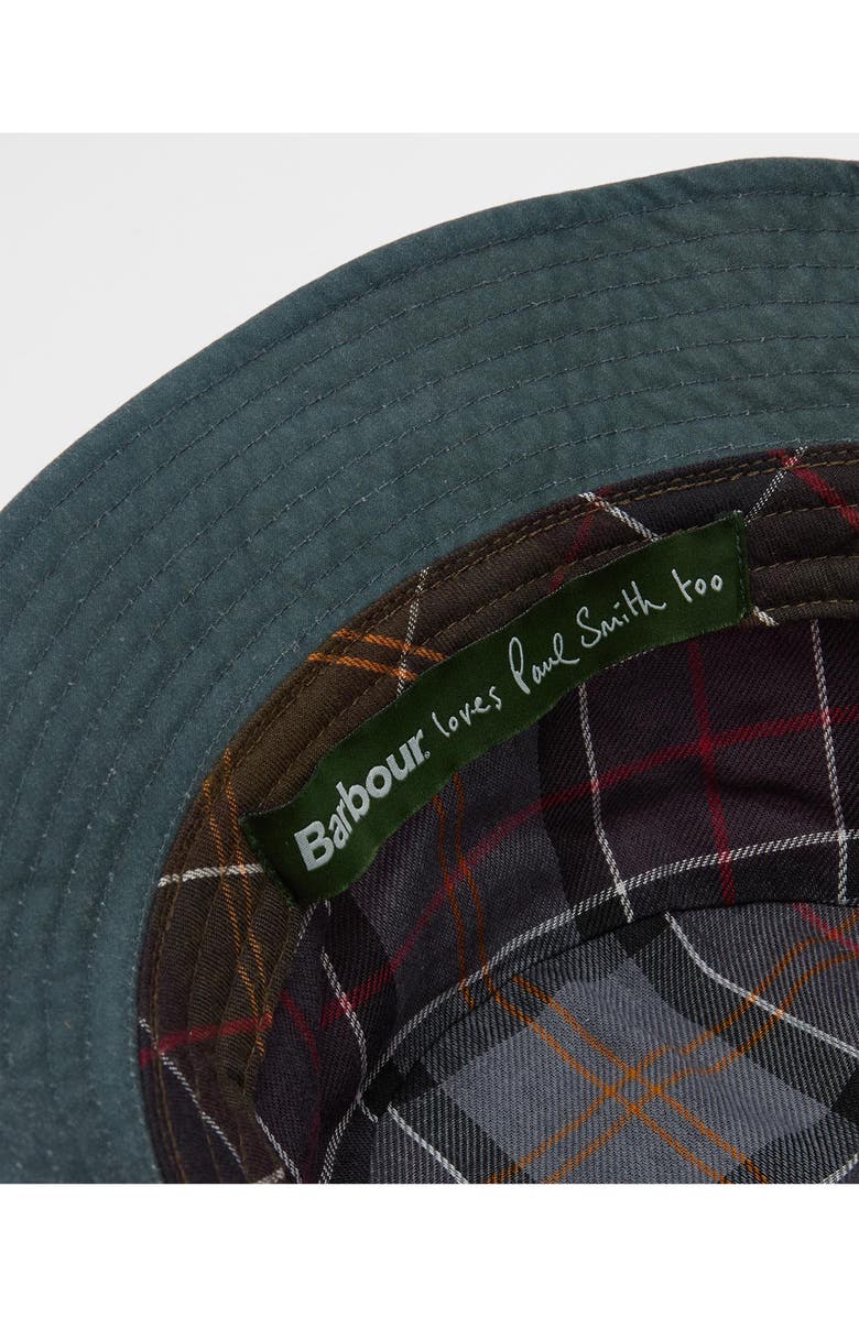 Barbour x Paul Smith Colorblock Bucket Hat, Alternate, color, Brown Multi