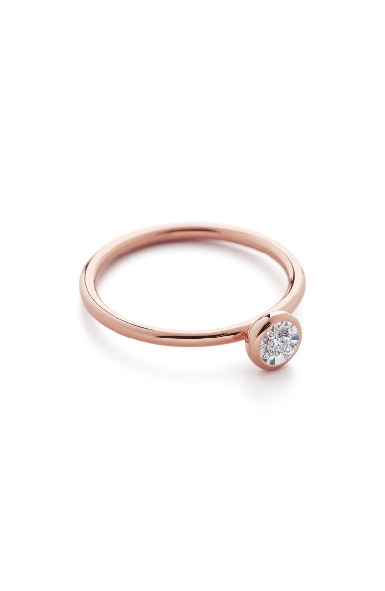 Monica Vinader Lab-Grown Diamond Solitaire Ring, Main, color,