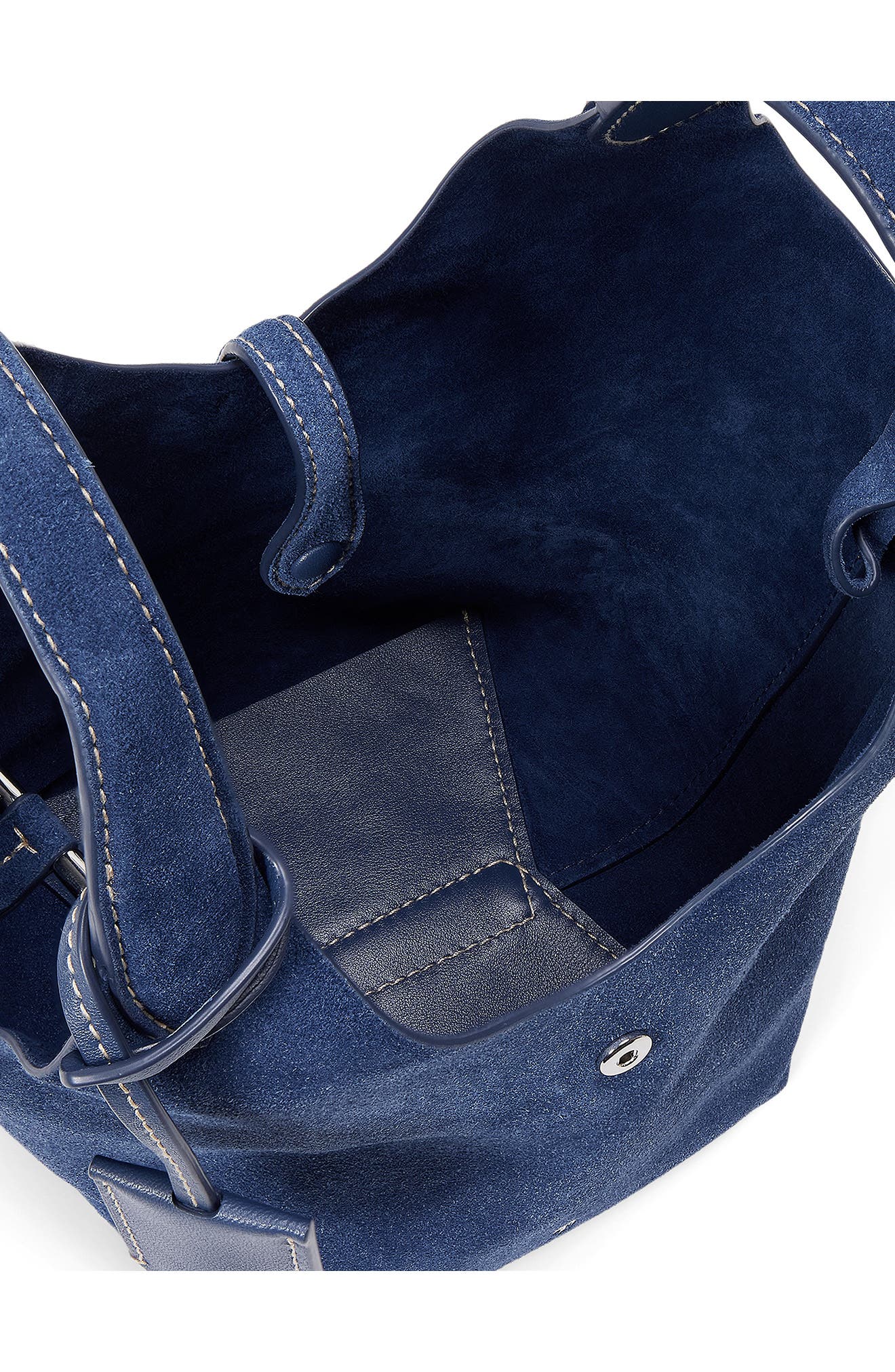 Polo Ralph Lauren Small Polo Play Suede Crossbody Tote, Alternate, color, 