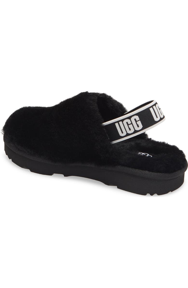 UGG<sup>®</sup> Fluff Yeah Genuine Shearling Clog, Alternate, color,
