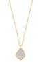 'Cory' Semiprecious Stone Pendant Necklace