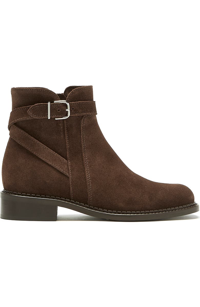 La Canadienne Sarah City Dry<sup>™</sup> Waterproof Bootie, Alternate, color, Brunette Suede