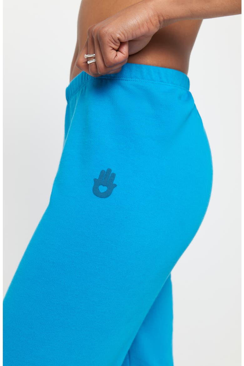 Hamsa Luna Cotton & Modal Sweatpants, Alternate, color, AZUL