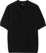 Balmain Monogarm Jacqurd Polo Sweater