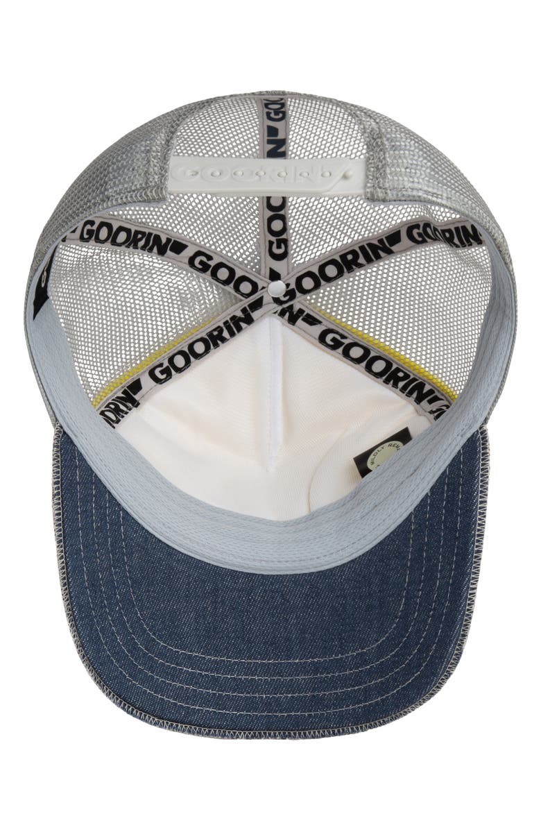 Goorin Bros. Goat Disruption Patch Snapback Trucker Hat, Alternate, color, Digital