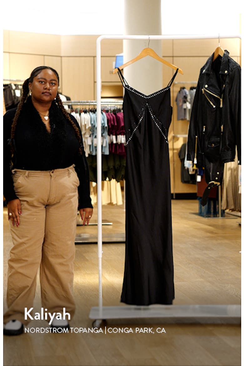 Reese Satin Maxi Slipdress video