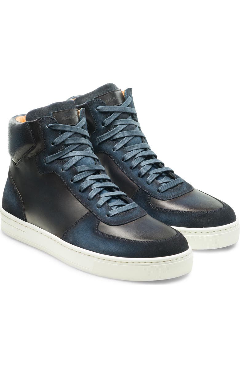 Magnanni Rubio Leather Sneaker, Main, color,