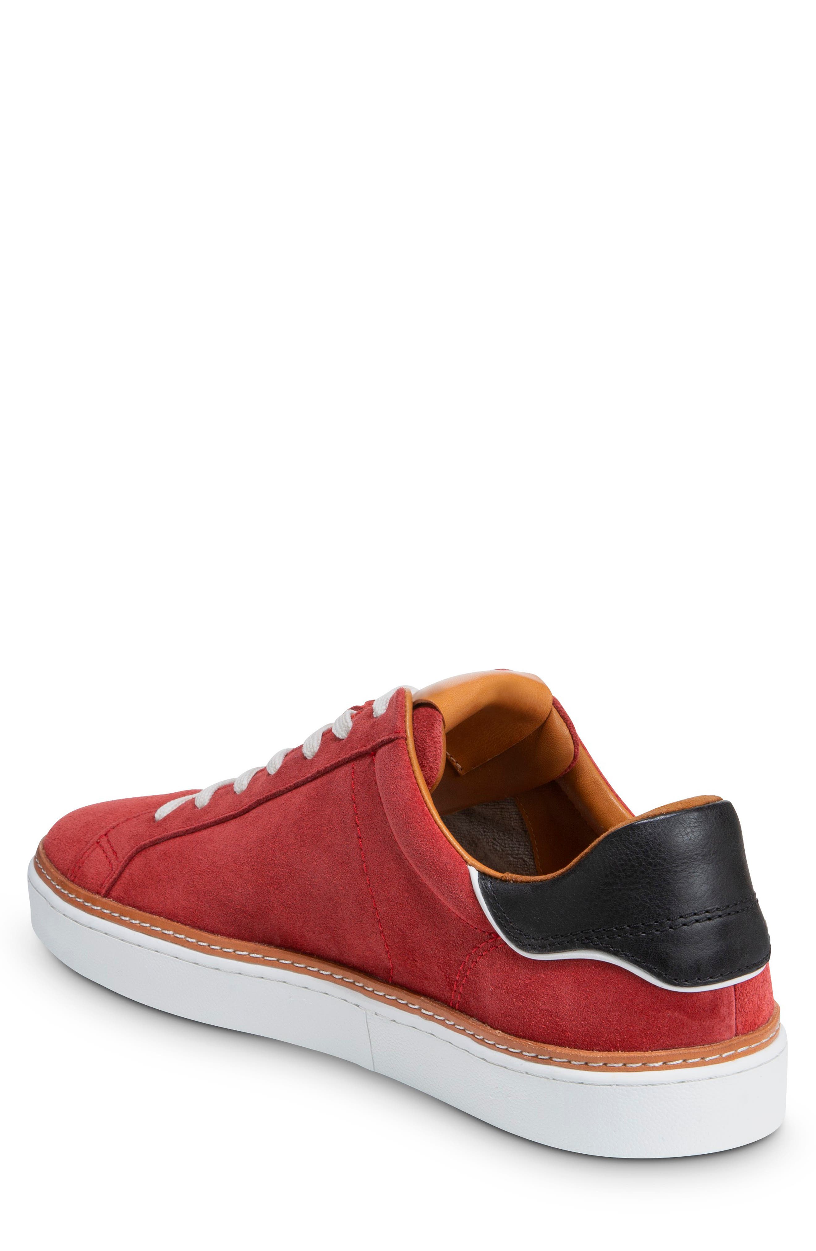 Alpha Sneaker, Alternate, color, CRIMSON