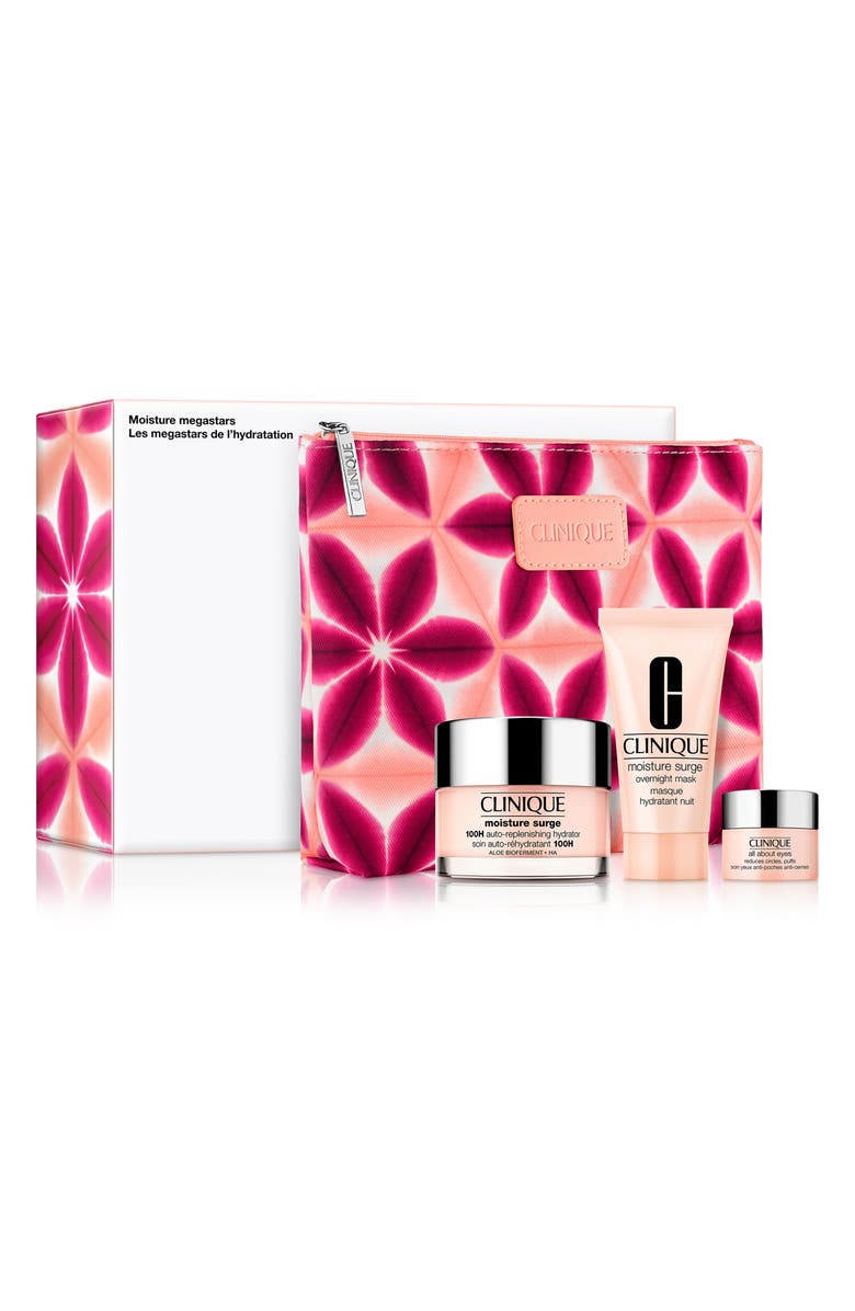 Clinique Moisture Megastars Hydrating SKin Care Set (Limited Edition) $76 Value, Main, color, 